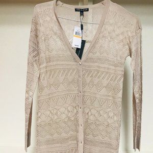Cable & Gauge Long Front button Cardigan (New)
